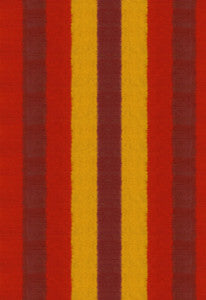 Kareena Ikat Stripe Henna 54021 by Schumacher Designer Fabric