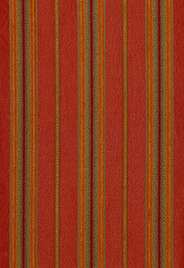 Sinclair Chenille Stripe Rouge 54060 by Schumacher Designer Fabric