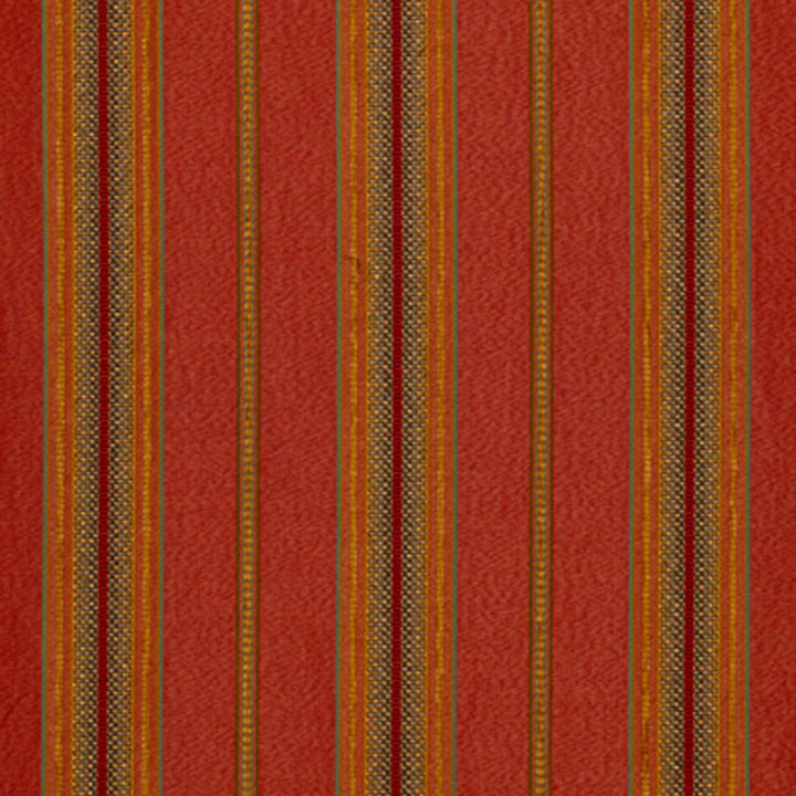 Sinclair Chenille Stripe Rouge 54060 by Schumacher Designer Fabric CHROMA SP14 See Sample ITALY MEDIUM DUTY </p><p>Repeat: Horizontal: 6 7/8" (17CM) and Vertical: - 55" WIDE (140CM) - Swanky Fabrics -