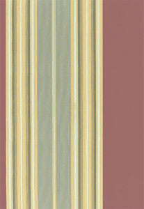 Vivien Silk Stripe Rouge 54131 by Schumacher Designer Fabric