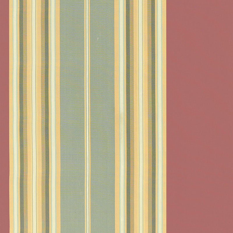 Vivien Silk Stripe Rouge 54131 by Schumacher Fabric Schumacher Fabric Vivien Silk Stripe Rouge 54131Fabric SILK 100% CHINA </p><p>Repeat: H: HORZ. 13 1/2" (34CM) , V: 54 - Fabric Carolina -