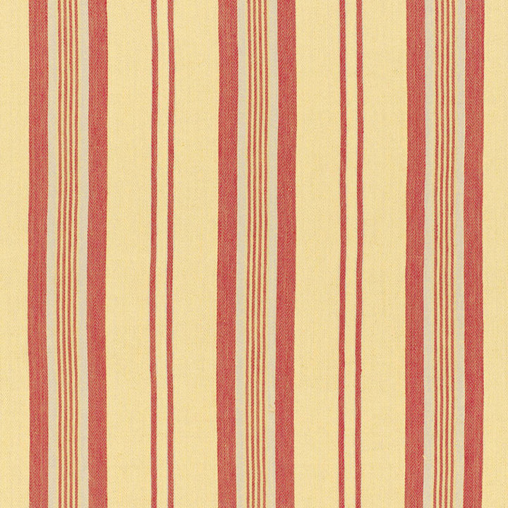 Sagaponic Linen Stripe Berry 54153 by Schumacher Designer Fabric CHROMA See Sample INDIA TO BE DETERMINED </p><p>Repeat: Horizontal: 6 7/8" (17CM) and Vertical: - 54 1/2" WIDE (138CM) - Swanky Fabrics -