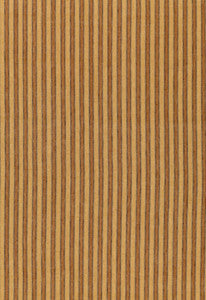 Wainscott Linen Stripe Pecan 54173 by Schumacher Designer Fabric