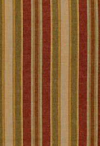 Edgemere Stripe Indian Red 54204 by Schumacher Designer Fabric