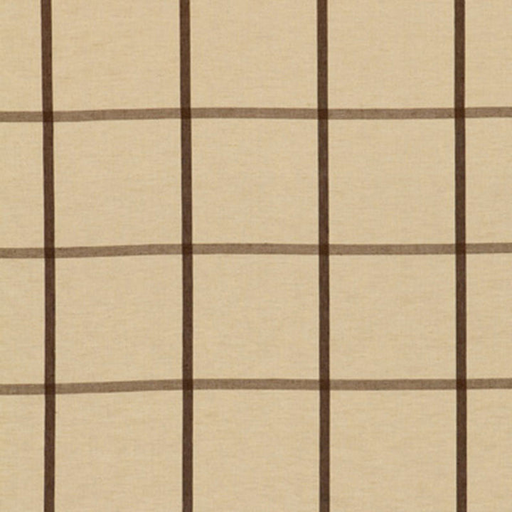Bayview Linen Plaid Cocoa 54212 by Schumacher Designer Fabric HAMPTON LINENS See Sample FRANCE HEAVY DUTY </p><p>Repeat: Horizontal: 5 3/4" (15CM) and Vertical: 5 3/4" (15CM) 57" WIDE (145CM) - Swanky Fabrics -