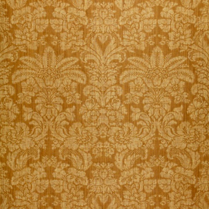 Wildwood Damask Camel 54221 by Schumacher Designer Fabric CLASSIC WOVENS See Sample UNITED STATES OF AMERICA HEAVY DUTY </p><p>Repeat: Horizontal: 27 1/2" (70CM) and Vertical: 41" (104CM) 55" WIDE (140CM) - Swanky Fabrics -
