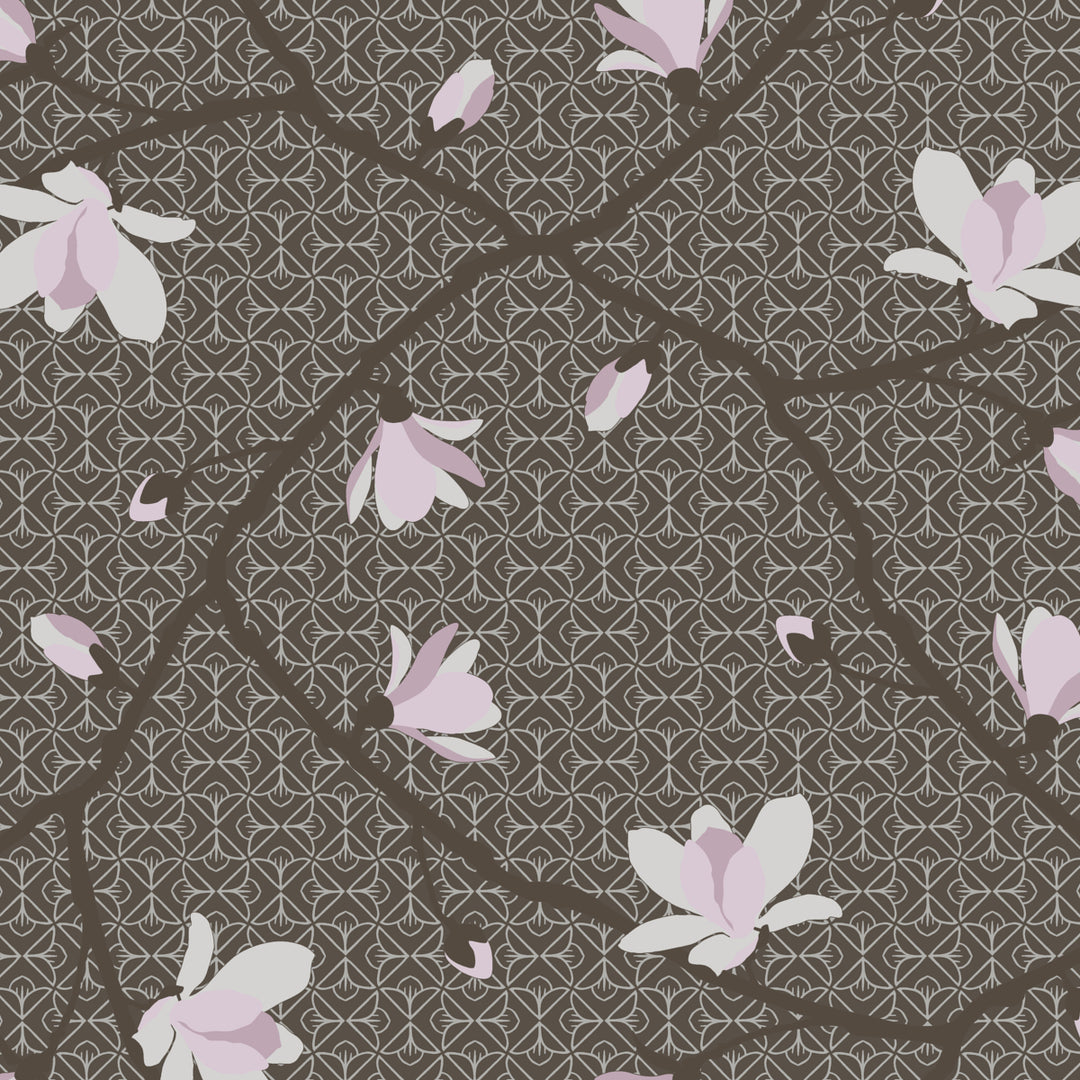 Magnolia Mineral 5451 by Schumacher Designer Wallcovering