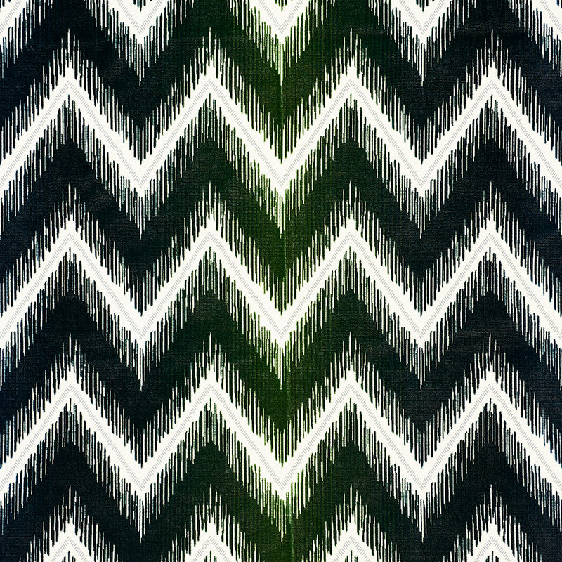 Shock Wave Peacock 54864 by Schumacher Designer Fabric 125TH-ANNIVERSARY 63% Silk, 37% Cotton Martindale 8,000 Horizontal: 25.25 and Vertical: 14 50.5 - Swanky Fabrics -