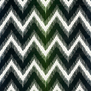 Shock Wave Peacock 54864 by Schumacher Designer Fabric