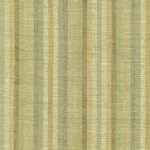 Medivici Chenille Stripe Mineral / Celadon 54891 by Schumacher Designer Fabric