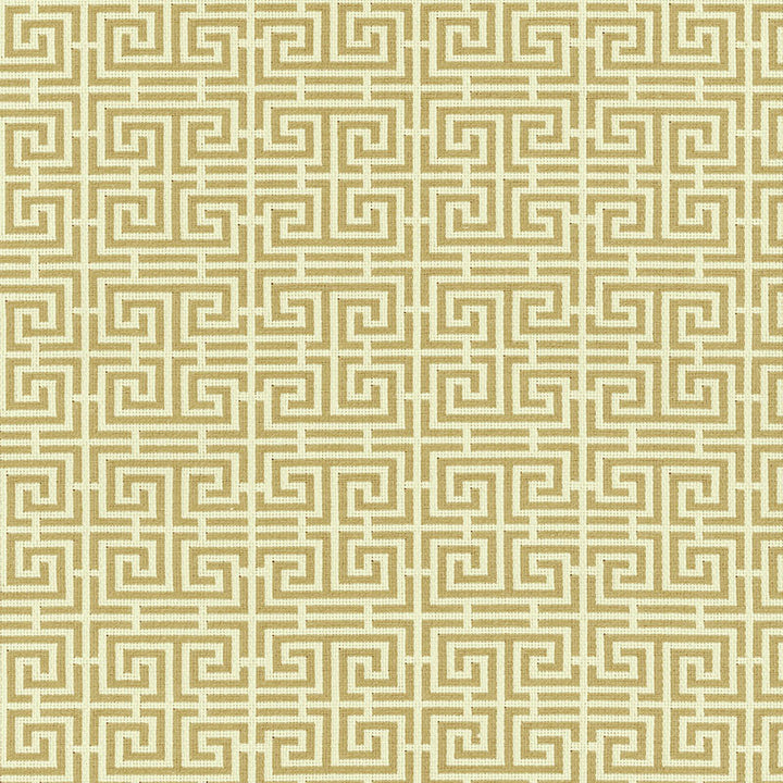 Chinois Fret Camel / Cream 54953 by Schumacher Designer Fabric ESSENTIALS: SMALL-SCALE UPHOLSTERY I COTTON 95% POLIAMMIDIC 5% FRANCE MARTINDALE 36,000 </p><p>Repeat: Horizontal: 4 1/2" (11CM) and Vertical: 2 3/8" (6CM) 56 - Swanky Fabrics -