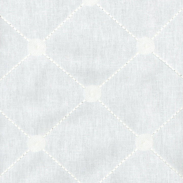 Fanfare Emb Frost 550075 by Kelly Ripa Home Designer Fabric - 100% Cotton With acrylic flock fibers India 12000 Horizontal: 6.5 and Vertical: 6 54'' Base 52'' Emb - Swanky Fabrics -