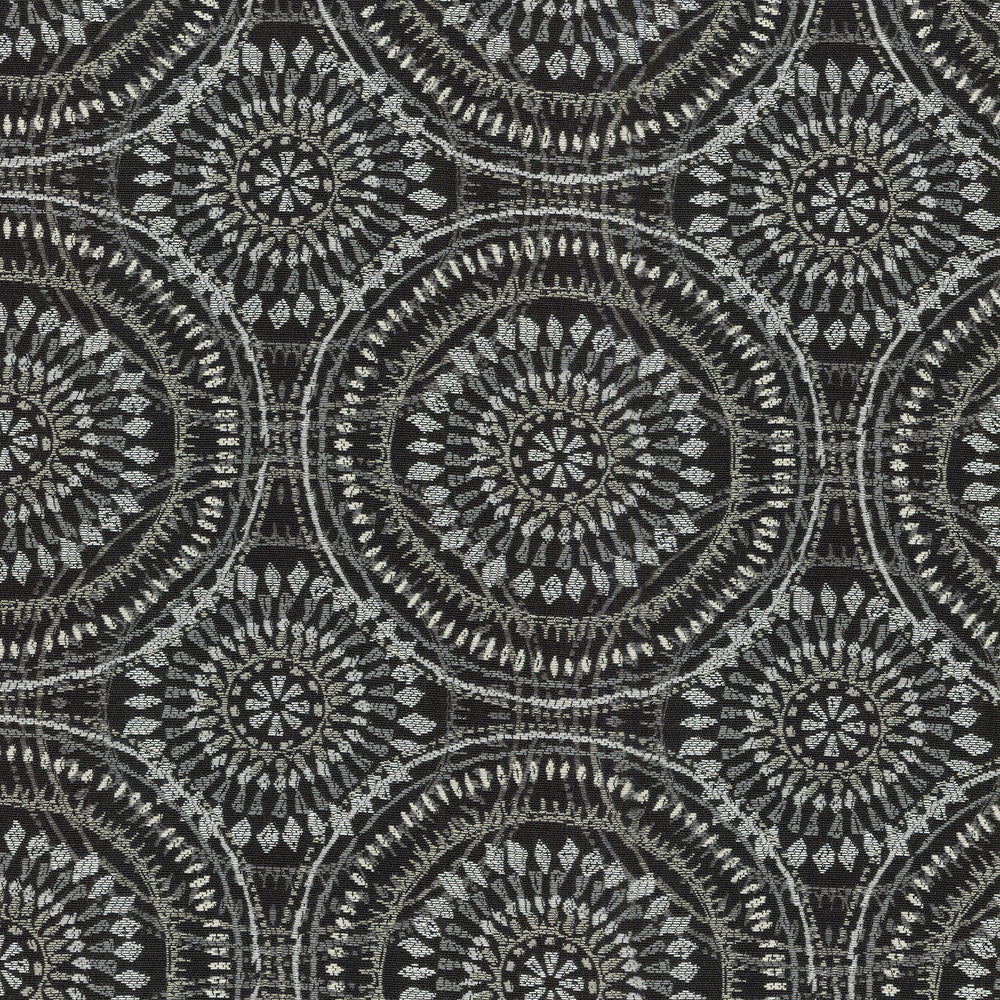 Spiral Graph Raven 550251 by Kelly Ripa Home Designer Fabric - 70% Cotton 30% Polyester 36000 Horizontal: 7 and Vertical: 7 57 - Swanky Fabrics -