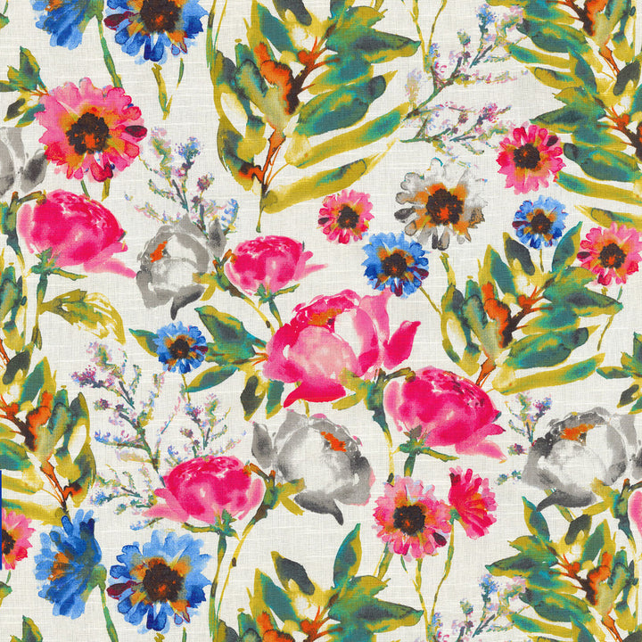 Flower Mania Petunia 550411 by Kelly Ripa Home Designer Fabric - 100%Cotton China 39000 Horizontal: 25.25 and Vertical: 27 54 - Swanky Fabrics -