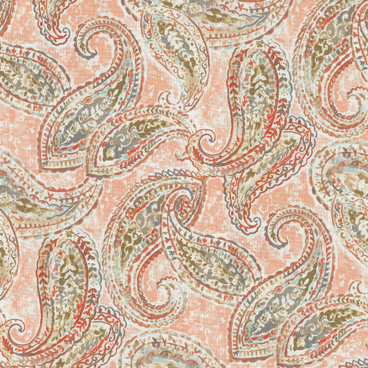 Bright & Lively Shell 550440 by Kelly Ripa Home Designer Fabric - 100%Cotton CHINA 39000 Horizontal: 13.5 and Vertical: 27 54 - Swanky Fabrics -