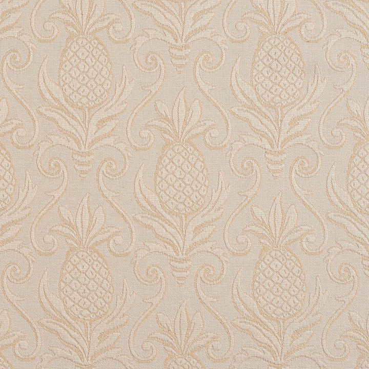 5519 Ivory/Pineapple by Charlotte Designer Fabric Enchanted Gardens 75% Cotton, 25% Polyester Asia Exceeds 70,000 Wyzenbeek Rubs (Heavy Duty) Horizontal: 7.0" x Vertical: 7.5" 54 Inches - Swanky Fabrics -