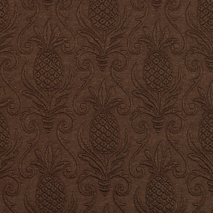 5520 Cocoa/Pineapple by Charlotte Designer Fabric Enchanted Gardens 75% Cotton, 25% Polyester Asia Exceeds 70,000 Wyzenbeek Rubs (Heavy Duty) Horizontal: 7.0" x Vertical: 7.5" 54 Inches - Swanky Fabrics -