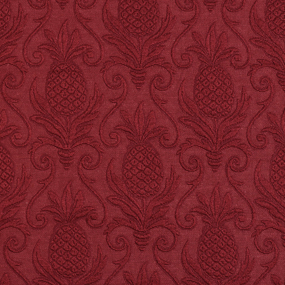 5523 Ruby/Pineapple by Charlotte Designer Fabric Enchanted Gardens 75% Cotton, 25% Polyester Asia Exceeds 126,000 Wyzenbeek Rubs (Heavy Duty) </p><p>Repeat: Horizontal: 7.0" x Vertical: 7.5" 54 Inches - Swanky Fabrics -