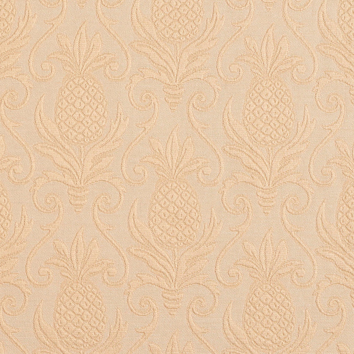 5526 Natural/Pineapple by Charlotte Designer Fabric Enchanted Gardens 75% Cotton, 25% Polyester Asia Exceeds 70,000 Wyzenbeek Rubs (Heavy Duty) Horizontal: 7.0" x Vertical: 7.5" 54 Inches - Swanky Fabrics -