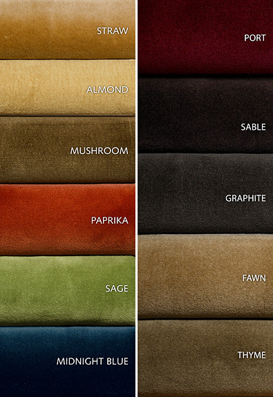 Cotton Club Velvet Fawn 55282 by Schumacher Designer Fabric Essential-Velvets 100% Cotton Wyzenbeek 50,000 Horizontal: - and Vertical: - 55 - Swanky Fabrics -