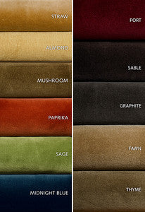 Cotton Club Velvet Fawn 55282 by Schumacher Designer Fabric