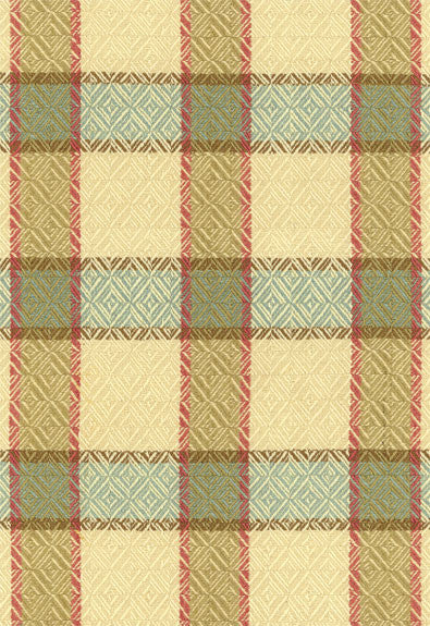 Chesterfield Plaid Cottage 55330 by Schumacher Designer Fabric Chroma 54% Cotton, 46% Wool Wyzenbeek 10,000 Horizontal: 4.5 and Vertical: 4.5 54 - Swanky Fabrics -
