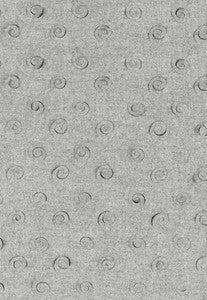 Curlicue Grey 55361 by Schumacher Designer Fabric