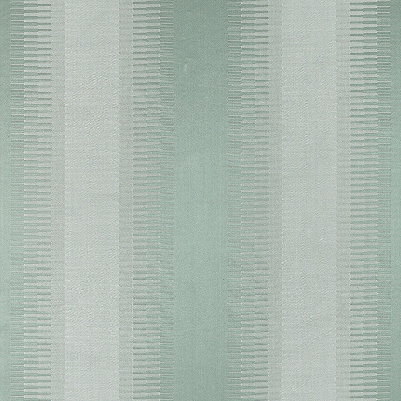 Scintillation Silvered Aqua 55471 by Schumacher Designer Fabric MODERN WOVENS See Sample INDIA . </p><p>Repeat: Horizontal: 7" (18CM) and Vertical: 3/8" (1CM) 55" WIDE (140CM) - Swanky Fabrics -