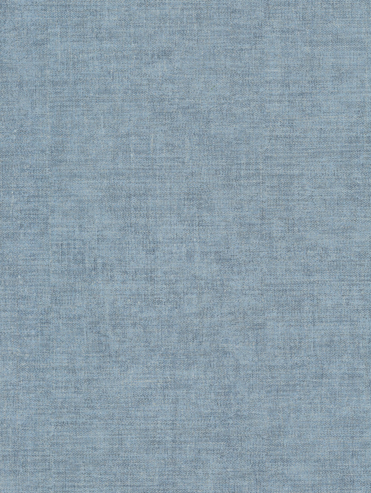 Gunny Sack Texture Blue Wallpaper by York Wallcoverings Designer Tropics Resource Library Covers about 56.4 square feet 20.5-in by 33-ft long roll Unpasted 0 - Swanky Fabrics -