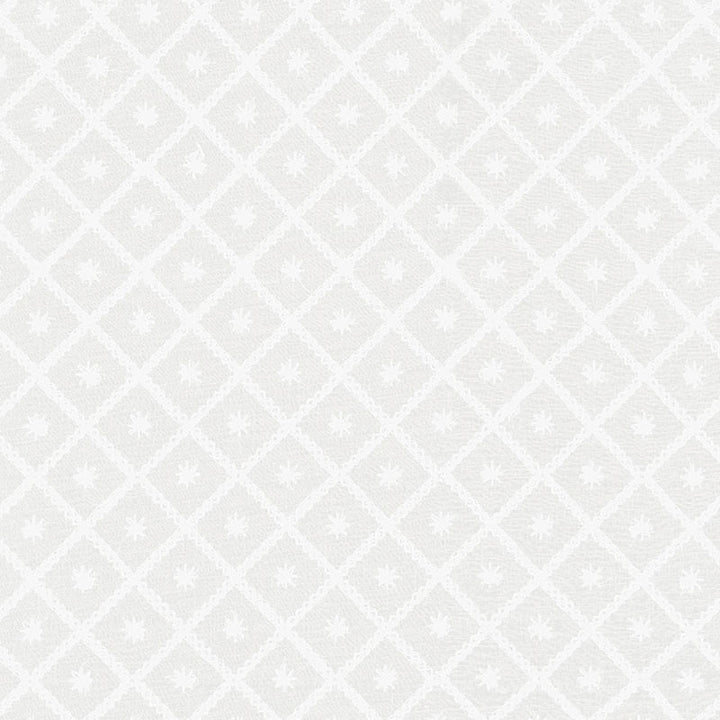 Isabella Sheer Embroidery Ivory 55550 by Schumacher Fabric Schumacher Fabric Isabella Sheer Embroidery Ivory 55550Fabric COTTON 100% INDIA </p><p>Repeat: H: HORZ. 1 1/2" (4CM) , V: VERT. 1 1/2" (4CM) 53 - Fabric Carolina -