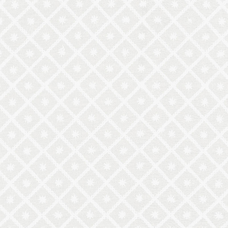 Isabella Sheer Embroidery Ivory 55550 by Schumacher Designer Fabric RADIANCE SHEERS COTTON 100% INDIA </p><p>Repeat: Horizontal: 1 1/2" (4CM) and Vertical: 1 1/2" (4CM) 53 - Swanky Fabrics -