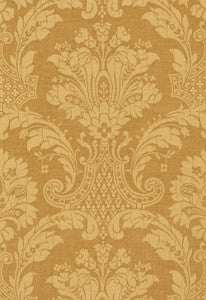 Genoa Damask Toast 55612 by Schumacher Designer Fabric