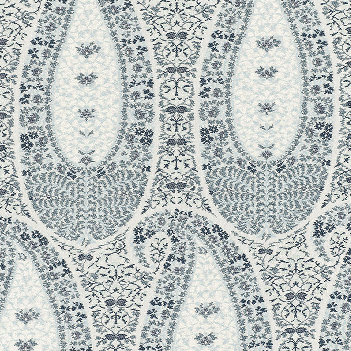 Cachemire Fiorentino Delft 55622 by Schumacher Designer Fabric VILLA See Sample ITALY . </p><p>Repeat: Horizontal: 3 1/4" (8CM) and Vertical: 24 1/2" (62CM) 52 1/2" WIDE (133CM) - Swanky Fabrics -