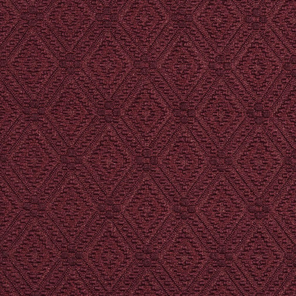 5563 Wine/Prism by Charlotte Designer Fabric Enchanted Gardens & Ring Book Page #16 75% Cotton, 25% Polyester Asia Exceeds 70,000 Wyzenbeek Rubs (Heavy Duty) Horizontal: 2" x Vertical: 2.5" 54 Inches - Swanky Fabrics -