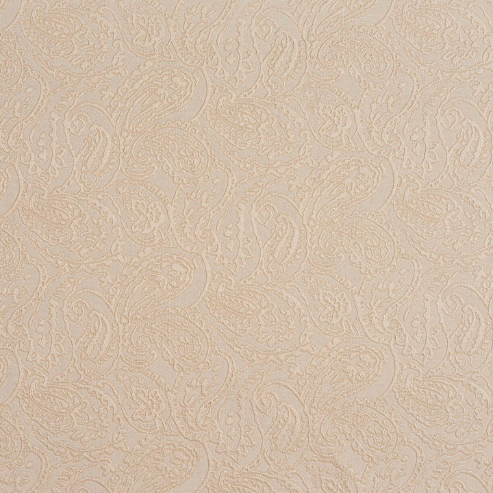 5573 Ivory/Paisley by Charlotte Designer Fabric Enchanted Gardens 75% Cotton, 25% Polyester Asia Exceeds 70,000 Wyzenbeek Rubs (Heavy Duty) Horizontal: 14" x Vertical: 6.5" 54 Inches - Swanky Fabrics -
