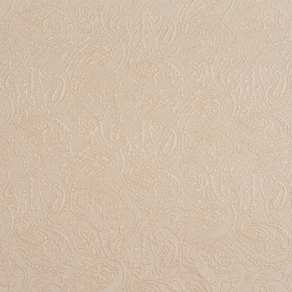 5573 Ivory/Paisley by Charlotte Designer Fabric Enchanted Gardens 75% Cotton, 25% Polyester Asia Exceeds 70,000 Wyzenbeek Rubs (Heavy Duty) Horizontal: 14" x Vertical: 6.5" 54 Inches - Swanky Fabrics -