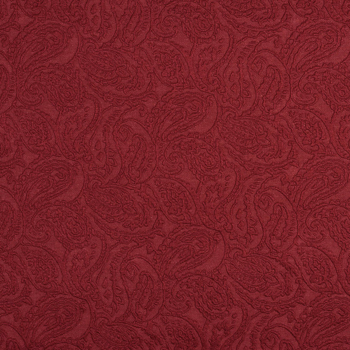 5579 Ruby/Paisley by Charlotte Designer Fabric Enchanted Gardens 75% Cotton, 25% Polyester Asia Exceeds 70,000 Wyzenbeek Rubs (Heavy Duty) Horizontal: 14" x Vertical: 6.5" 54 Inches - Swanky Fabrics -