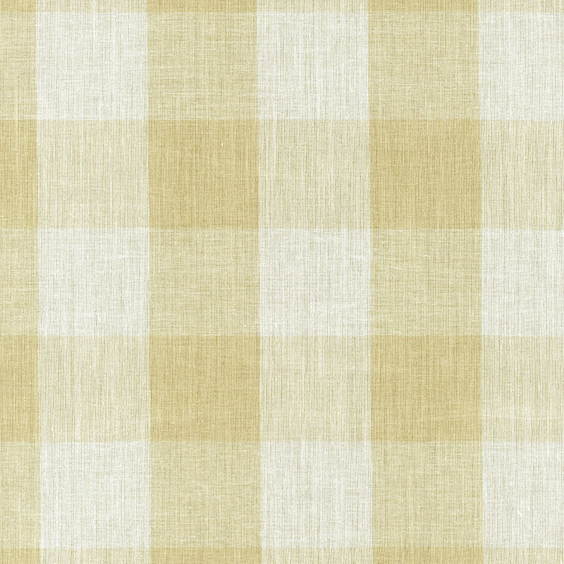 Melinda Sheer Check Straw 55802 by Schumacher Designer Fabric BREEZE / SHEERS See Sample INDIA . </p><p>Repeat: Horizontal: 4 1/8" (10CM) and Vertical: 4 1/8" (10CM) 54 2/8" WIDE (138CM) - Swanky Fabrics -