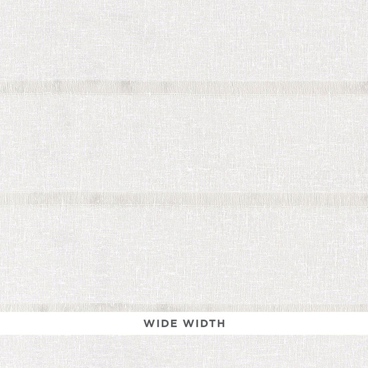 Sophia Sheer Stripe Snow 55880 by Schumacher Designer Fabric ESSENTIALS: SHEERS & CASEMENTS II POLYESTER 80% LINEN 20% SPAIN </p><p>Repeat: Horizontal: and Vertical: 3 7/8" (10CM) 118 - Swanky Fabrics -