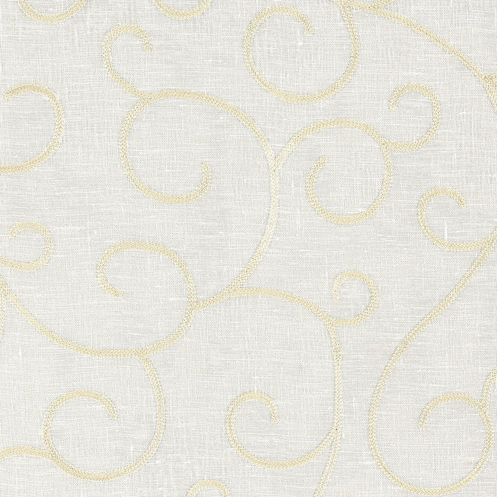 Adina Sheer Embroidery Parchment 55980 by Schumacher Designer Fabric RADIANCE SHEERS See Sample INDIA . </p><p>Repeat: Horizontal: 17" (43CM) and Vertical: 16 3/8" (42CM) 52" WIDE (132CM) - Swanky Fabrics -