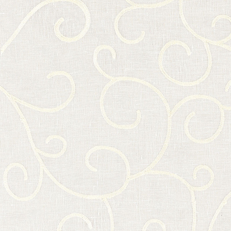 Adina Sheer Embroidery Cream 55981 by Schumacher Designer Fabric RADIANCE SHEERS See Sample INDIA . </p><p>Repeat: Horizontal: 17" (43CM) and Vertical: 16 3/8" (42CM) 52" WIDE (132CM) - Swanky Fabrics -