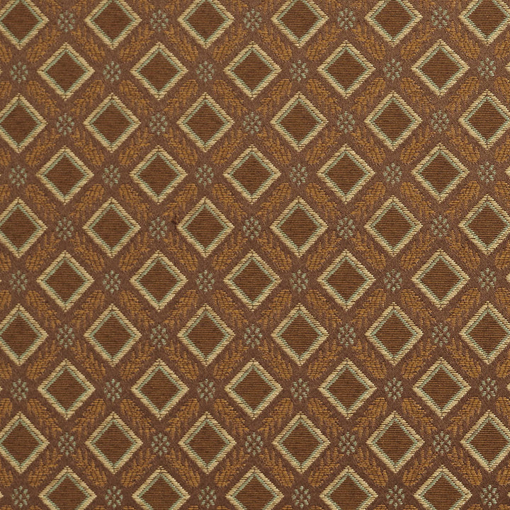 5638 Toffee/Trellis by Charlotte Designer Fabric Dazzling Damasks II 100% Woven Polyester Asia Exceeds 48,000 Wyzenbeek Rubs (Heavy Duty) </p><p>Repeat: Horizontal: 2" x Vertical: 2" 54 Inches - Swanky Fabrics -