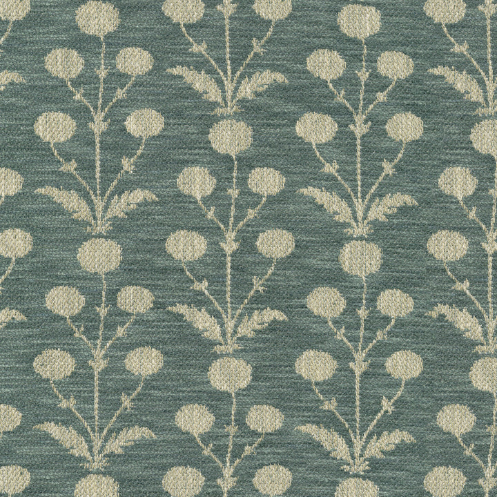 Mughal Blooms Juniper 570011 by VILLA D'ASCOLI Designer Fabric - 82% polyester, 18% cotton India 50000 Horizontal: 6.87 and Vertical: 6.25 55  - Swanky Fabrics -