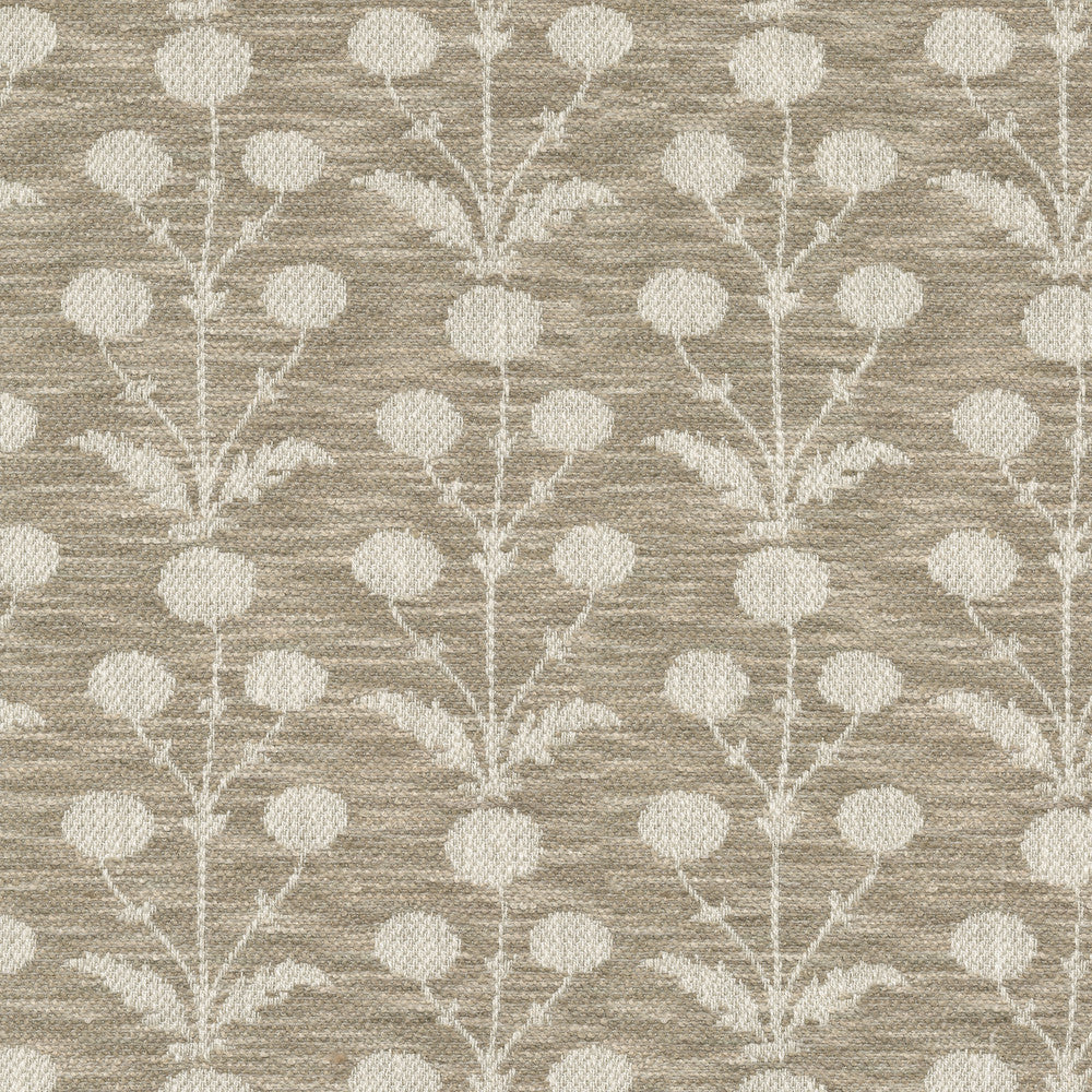 Mughal Blooms Chai 570013 by VILLA D'ASCOLI Designer Fabric - 82% polyester, 18% cotton India 50000 Horizontal: 6.87 and Vertical: 6.25 55  - Swanky Fabrics -