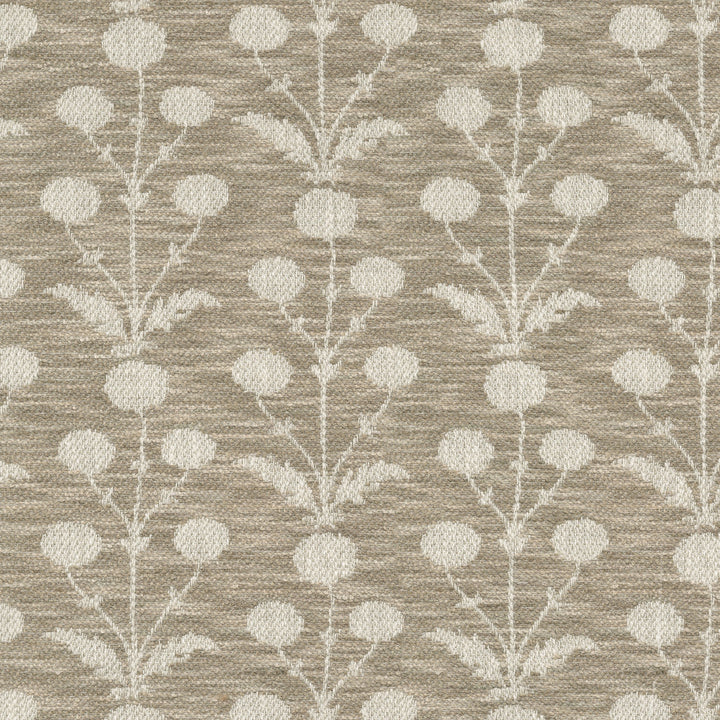 Mughal Blooms Chai 570013 by VILLA D'ASCOLI Designer Fabric - 82% polyester, 18% cotton India 50000 Horizontal: 6.87 and Vertical: 6.25 55  - Swanky Fabrics -