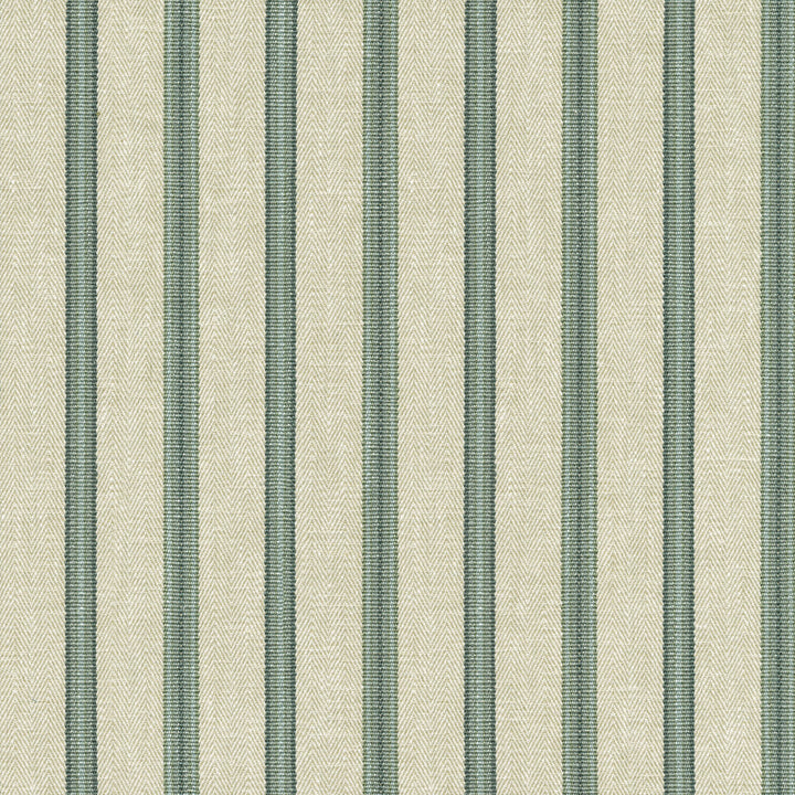 Jodpur Stripe Juniper 570021 by VILLA D'ASCOLI Designer Fabric - 33% polyester, 33% cotton, 24% rayon, 10% linen India 51000 Horizontal: 3.25 and Vertical: 0 54  - Swanky Fabrics -