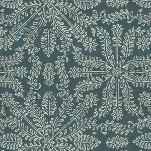 Taj Tile Indigo 570040 By Villa D'Ascoli Designer Fabric