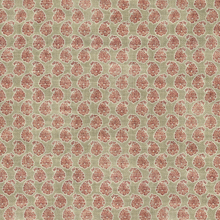 Henna Ruby 570050 by VILLA D'ASCOLI Designer Fabric - 75% cotton, 25% linen Pakistan 15000 Horizontal: 27 and Vertical: 25.25 54  - Swanky Fabrics -