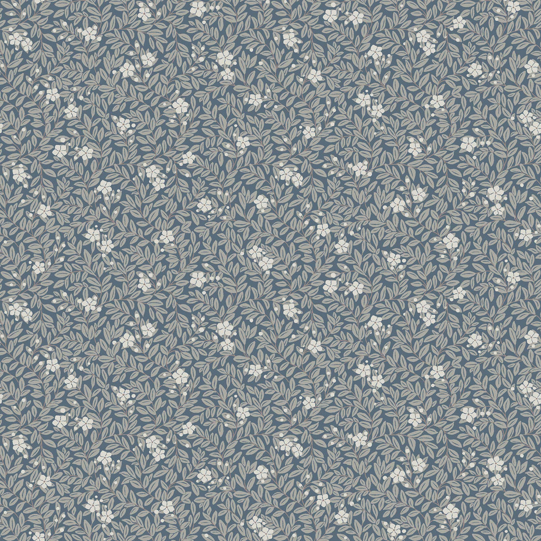 Myrten Slate 5717 by Schumacher Designer Wallcovering