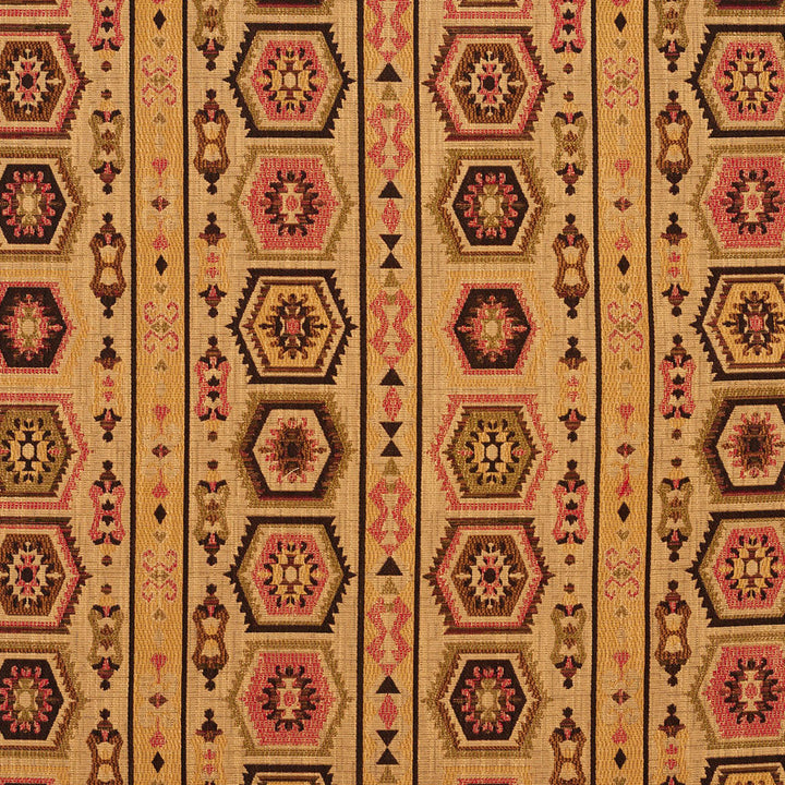 5717 Tiki Santa Fe by Charlotte Designer Fabric Woven Patterns 82% Polyester, 18% Cotton Asia Exceeds 70,000 Wyzenbeek Rubs (Heavy Duty) Horizontal: 13.5" x Vertical: 14.5" 54 Inches - Swanky Fabrics -